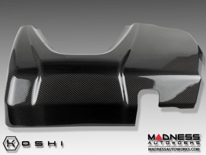 Alfa Romeo 4C Carbon Fiber Engine Cover - w/ Red Alfa Romeo Lettering